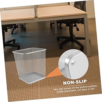 Amazon｜SAFIGLE 1個 金属製のゴミ箱 メッシュワイヤーくずかご